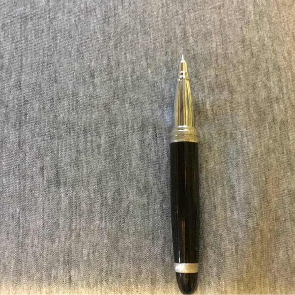 Leeds Black w/Chrome Decoration Vintage Pen - Picture 8 of 11